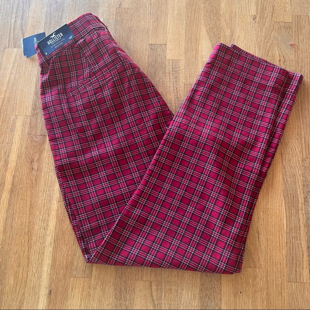 Brand New Hollister Plaid Pants